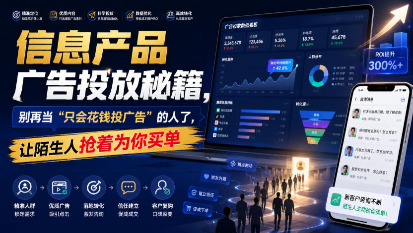 信息产品广告投放秘籍，别再当“只会花钱投广告”的人了，让陌生人抢着为你买单【原创双语字幕】|无忧资源社