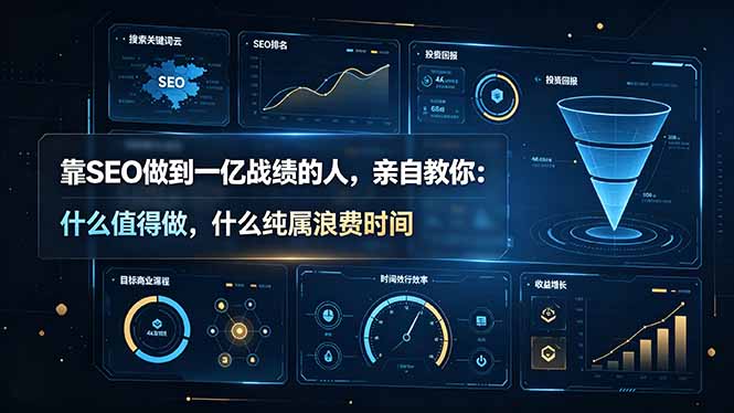 （19197期）靠SEO做到一亿战绩的人，亲自教你：什么值得做，什么纯属浪费时间【原创双语字幕】|无忧资源社
