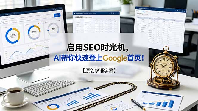 （19162期）启用SEO时光机，AI帮你快速登上Google首页！【原创双语字幕】|无忧资源社