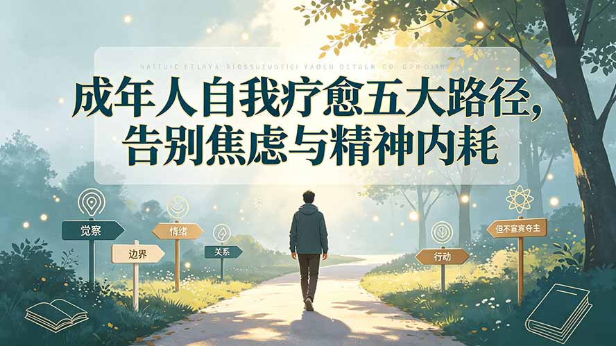 （19516期）付费文章：成年人自我疗愈五大路径，告别焦虑与精神内耗|无忧资源社