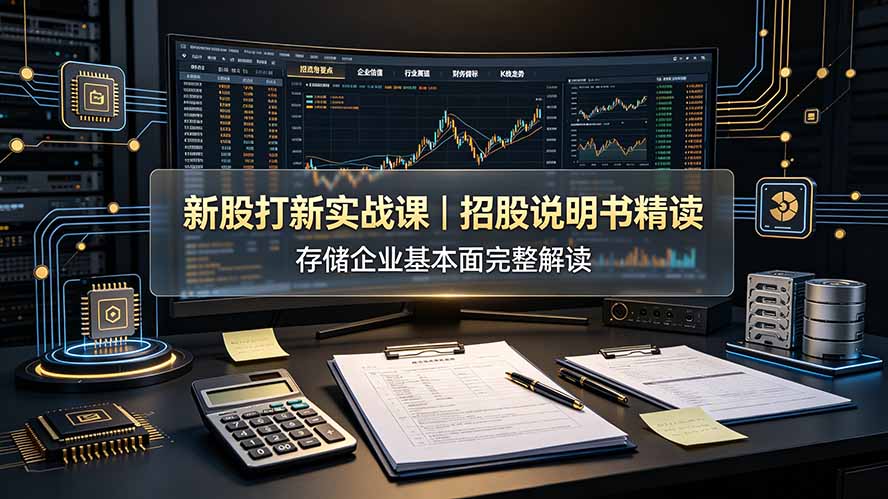 （19255期）付费文章：新股打新实战课｜招股说明书精读，存储企业基本面完整解读|无忧资源社