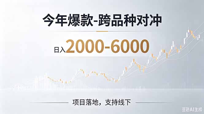 (19150期)2026创业新风口—跨品种对冲震撼首发!日收益2000-6000+,项目绿色长久,安全稳健|无忧资源社