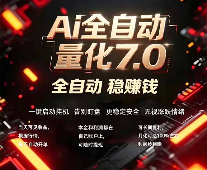 （19420期）EA黄金量化7.0 ，24小时全自动挣美金，小白轻松操作，日入1000+|无忧资源社