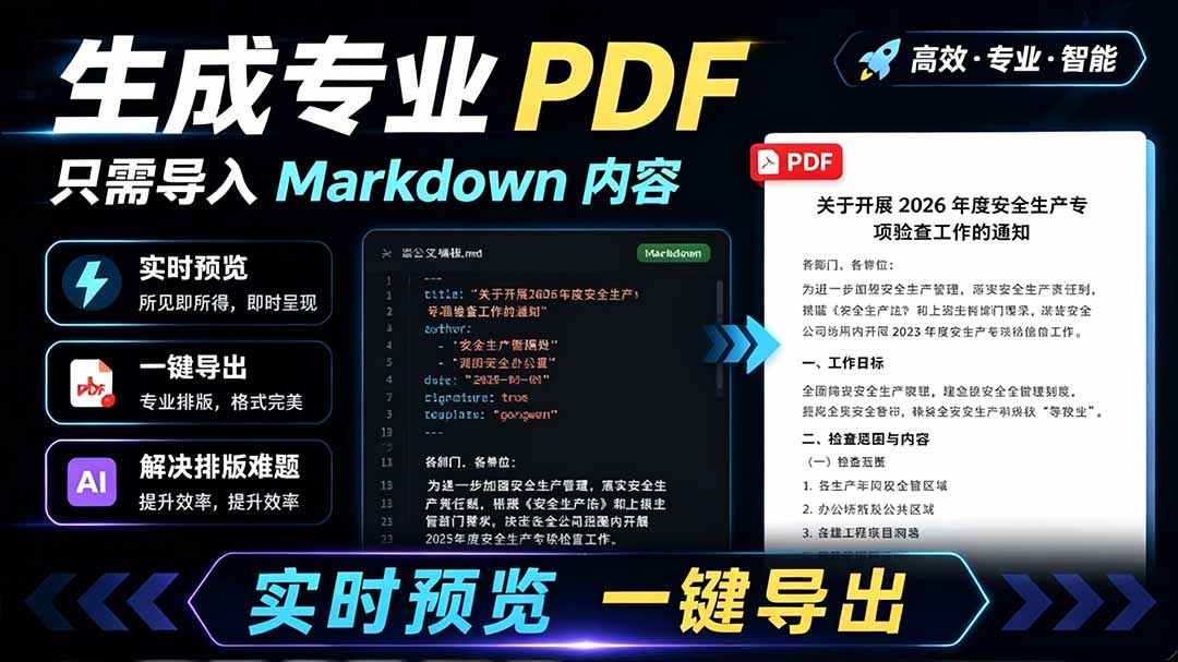 （19224期）只需导入 Markdown 内容，实时预览一键导出专业 PDF！轻松解决AI生成内容排版问题 Presto|无忧资源社