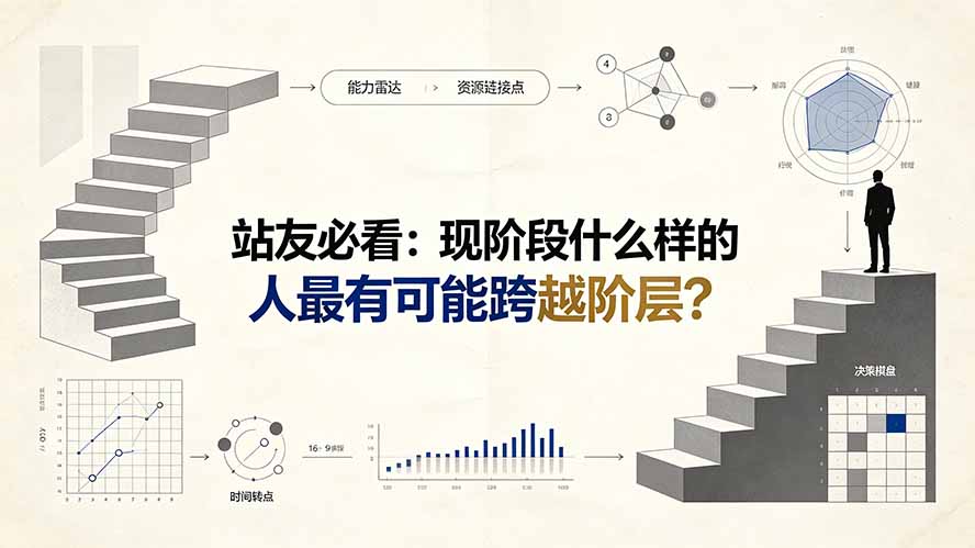（19475期）付费文章：站友必看：现阶段什么样的人最有可能跨越阶层?|无忧资源社