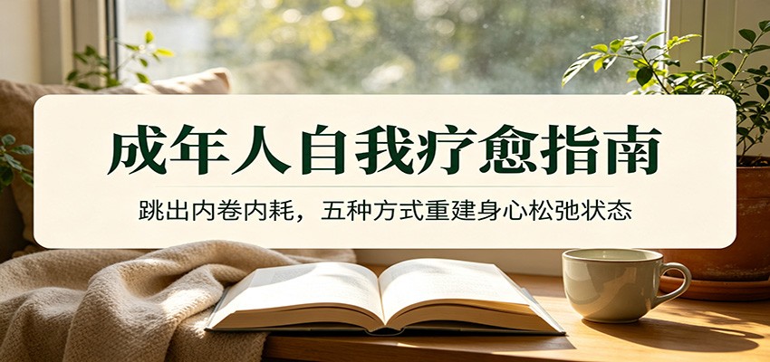 成年人自我疗愈指南：跳出内卷内耗，五种方式重建身心松弛状态|无忧资源社