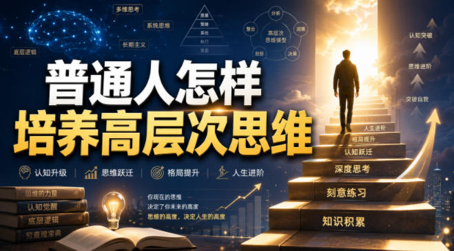 付费文章：普通人怎样培养高层次思维|无忧资源社