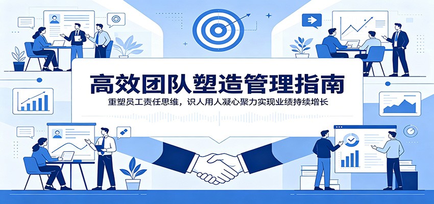 高效团队塑造管理指南：重塑员工责任思维，识人用人凝心聚力实现业绩持续增长|无忧资源社
