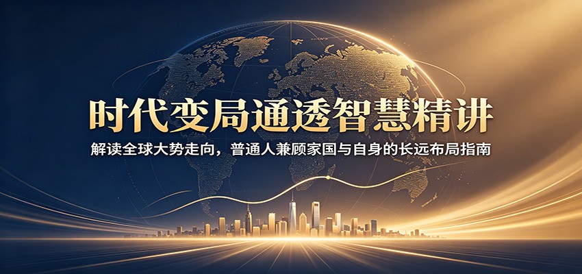 时代变局通透智慧精讲:解读全球大势走向,普通人兼顾家国与自身的长远布局指南|无忧资源社