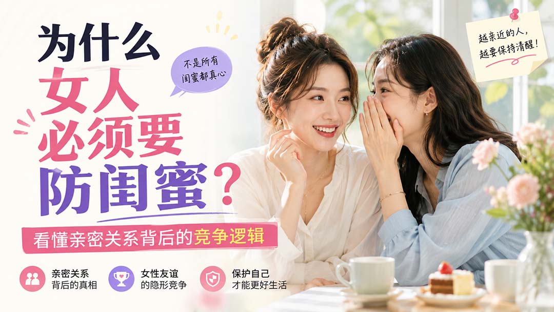 （20114期）付费文章：为什么女人必须要防闺蜜？看懂亲密关系背后的竞争逻辑|无忧资源社