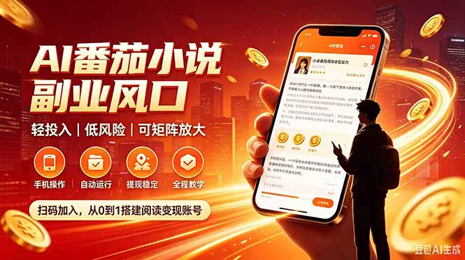 （19814期）番茄达人变现新玩法，全自动运行 每日300+|无忧资源社