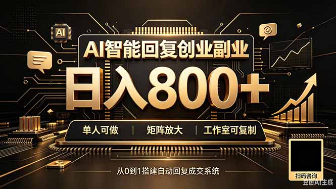 (20017期)全自动AI挂机创业|个人副业→工作室全链路扶持|无忧资源社