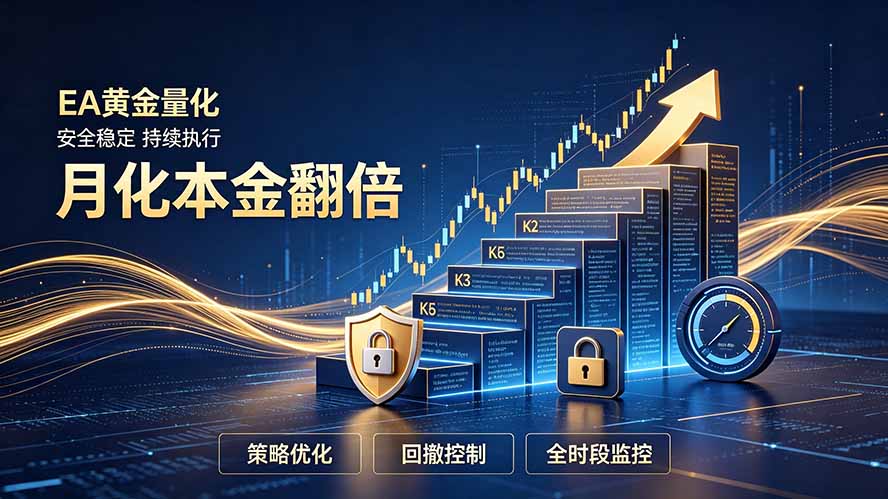 (19714期)全新EA量化打法,月化本金翻倍的全新策略,安全稳定持续输出|无忧资源社