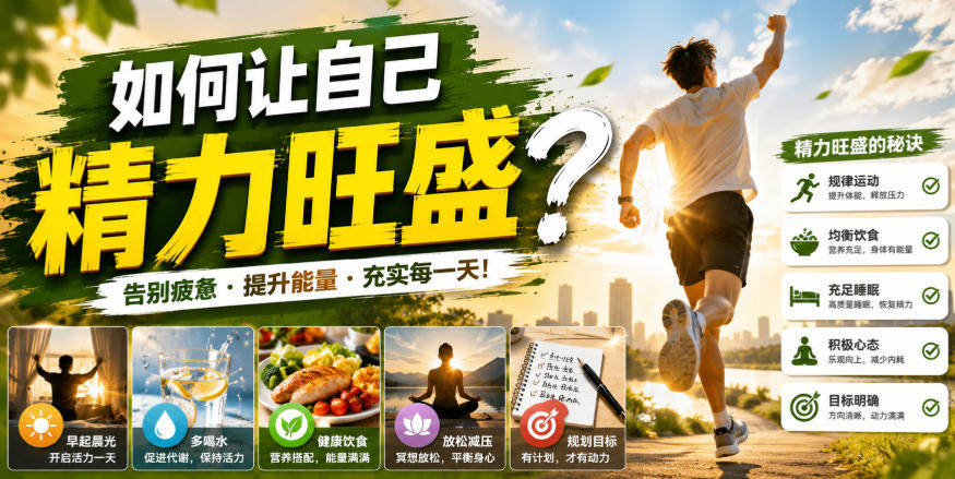付费文章：如何让自己精力旺盛？|无忧资源社