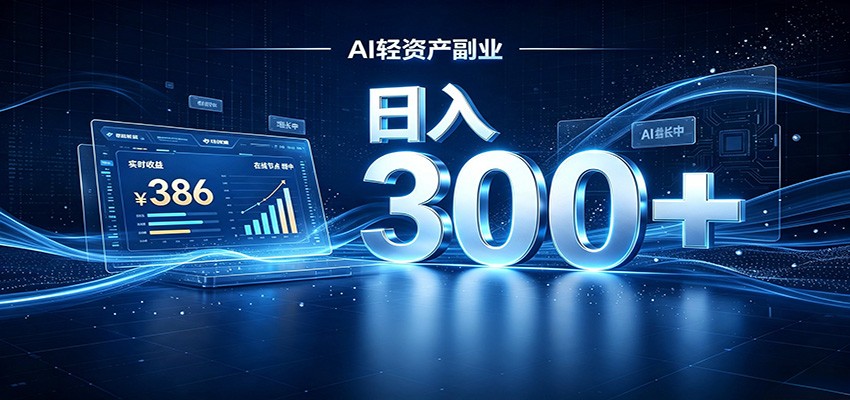 2026 AI轻资产风口,Token中转站小白可入局,日入300+|无忧资源社