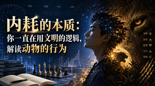 付费文章：内耗的本质：你一直在用文明的逻辑，解读动物的行为|无忧资源社