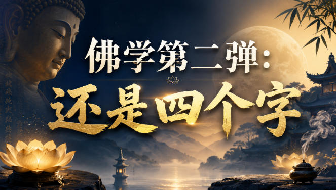 付费文章:佛学第二弹:还是四个字|无忧资源社