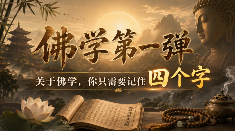 付费文章：佛学第一弹，关于佛学，你只需要记住四个字|无忧资源社