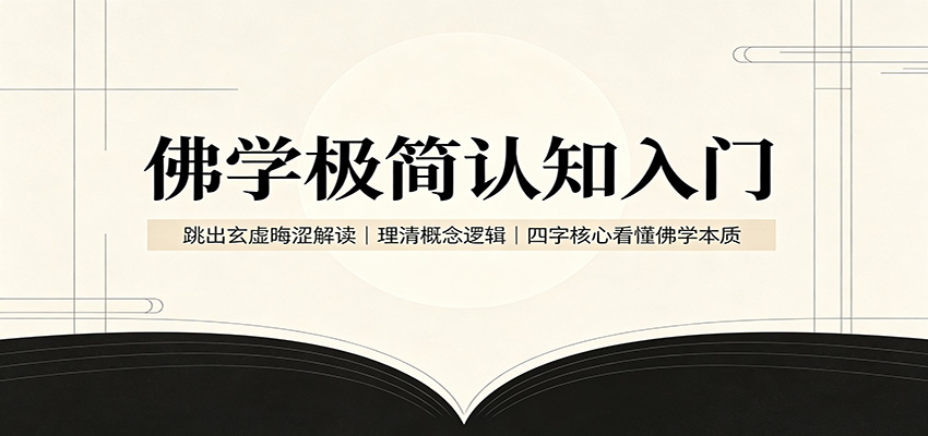 佛学极简认知入门：跳出玄虚晦涩解读，理清概念逻辑，四字核心看懂佛学本质|无忧资源社