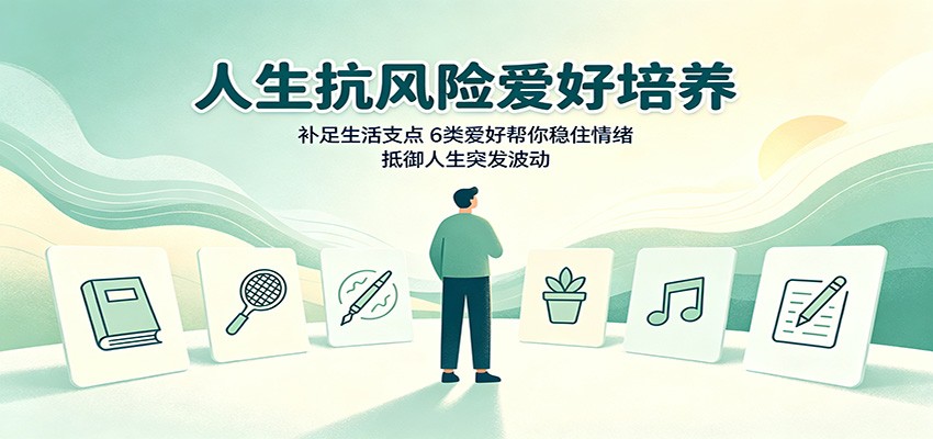 人生抗风险爱好培养:补足生活支点,6类爱好帮你稳住情绪,抵御人生突发波动|无忧资源社