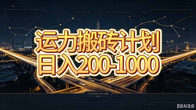 （20283期）运力搬砖，风口项目。当日收益稳定200-1000。 每天仅需一小时，新人轻松上手。|无忧资源社