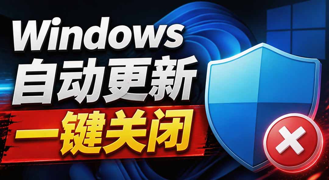 （20349期）Windows7/10/11系统禁止更新工具来了！仅400KB，一键禁止系统更新和恢复更新，小巧好用|无忧资源社