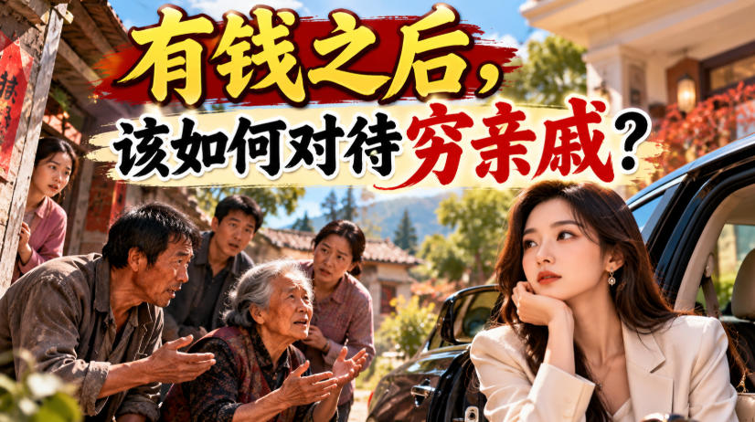 某公众号付费文章：有钱之后，该如何对待穷亲戚？|无忧资源社