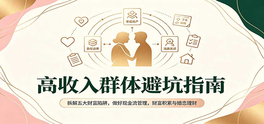高收入群体避坑指南：拆解五大财富陷阱，做好现金流管理，财富积累与婚恋理财|无忧资源社
