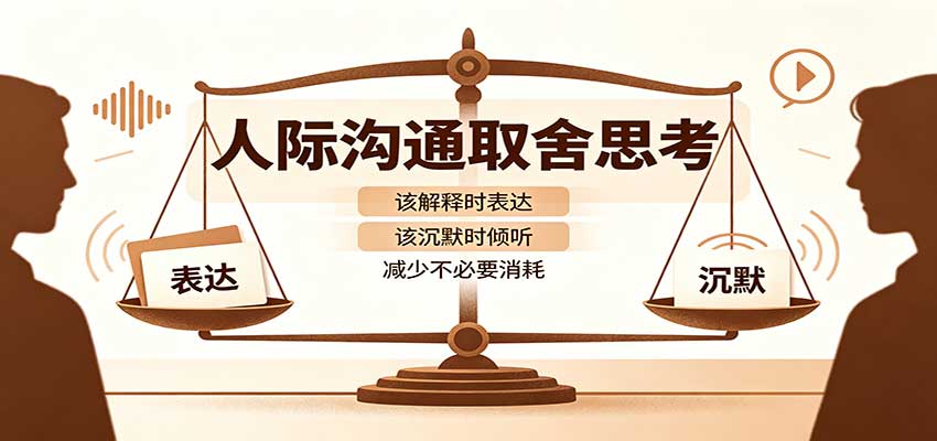 人际沟通取舍思考:分清解释与沉默边界,拿捏职场生活沟通分寸减少情绪内耗|无忧资源社