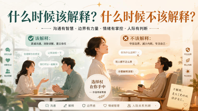 付费文章：什么时候该解释？什么时候不该解释？|无忧资源社