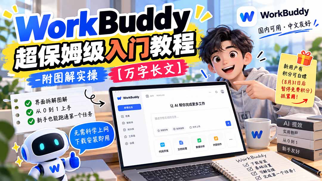（20882期）WorkBuddy 超保姆级入门教程-附图解实操 【万字长文】|无忧资源社
