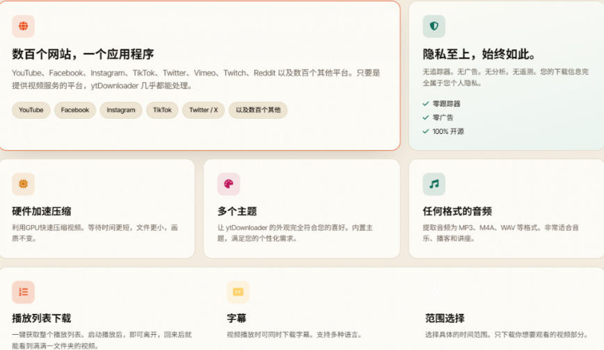 图片[4]|YouTube、B站超100+平台视频免费下载，超级好用，多平台免费开源热门视频下载器ytDownloader|无忧资源社
