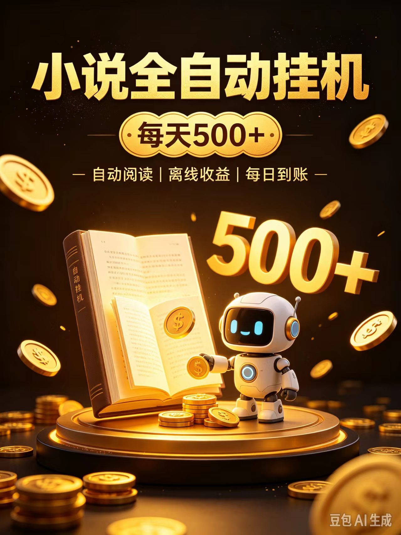 番茄全自动小说0门槛副业，日入300+，躺赚稳定风口项目|无忧资源社