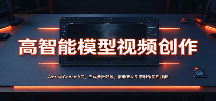 高智能模型视频创作：Astra与Codex协同，完成参数配置，借助双AI引擎制作优质视频|无忧资源社