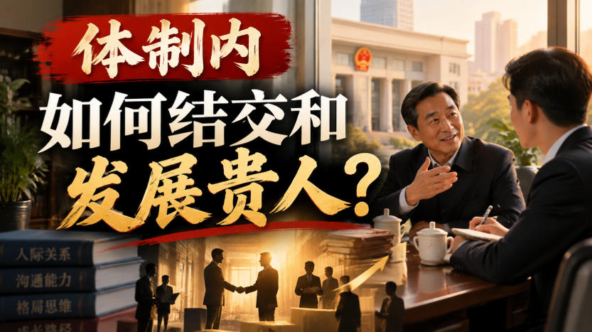 某公众号付费文章：体制内，如何结交和发展贵人?|无忧资源社