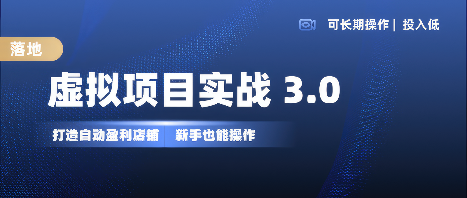 虚拟项目实操落地 3.0,新手轻松上手，单品月入1W+|无忧资源社