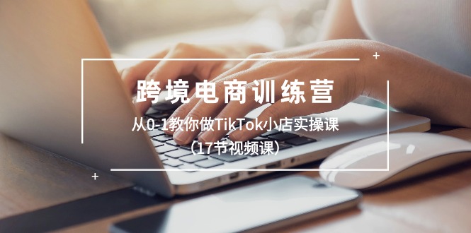 跨境电商训练营：从0-1教你做TikTok小店实操课|无忧资源社