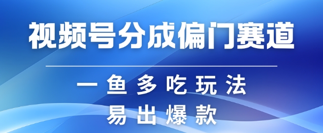视频号创作者分成计划偏门类目，容易爆流，实拍内容简单易做|无忧资源社