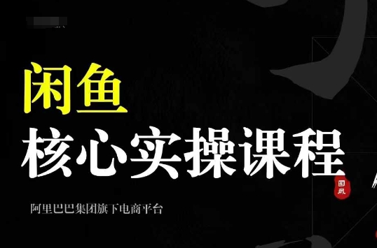 2024闲鱼核心实操课程，从养号、选品、发布、销售，教你做一个出单的闲鱼号|无忧资源社