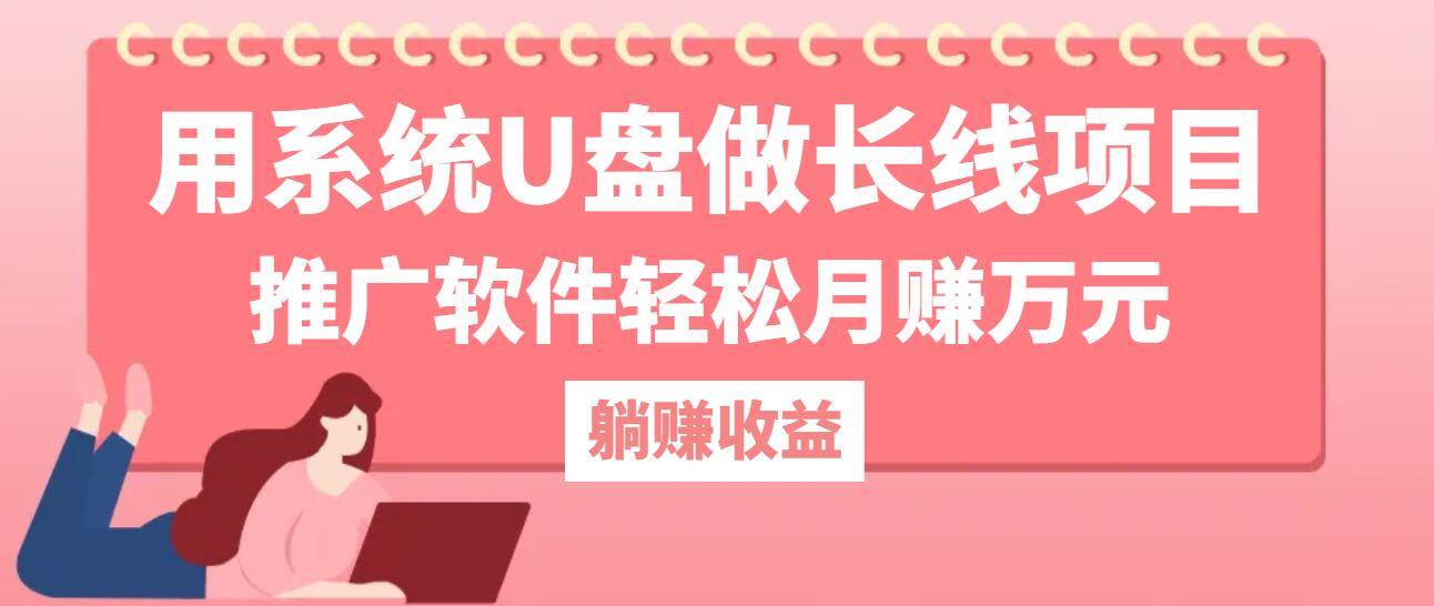 （12666期）用系统U盘做长线项目，推广软件轻松月赚万元（附制作教程+软件）|无忧资源社