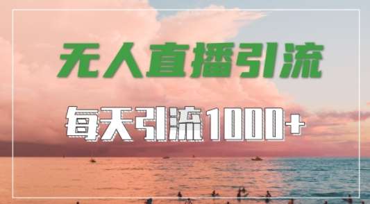 抖音快手视频号全平台通用，无人直播引流法，超暴力引流1000+高质量精准创业粉【揭秘】|无忧资源社