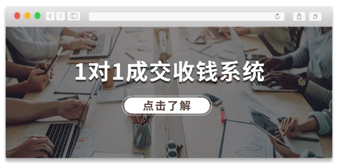 （11936期）1对1成交 收钱系统，十年专注于引流和成交，全网130万+粉丝|无忧资源社