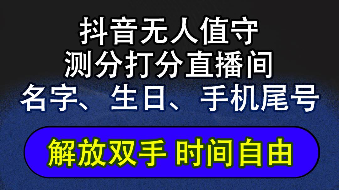 （12527期）抖音蓝海AI软件全自动实时互动无人直播非带货撸音浪，懒人主播福音，单…|无忧资源社
