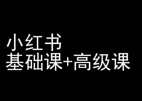 小红书基础课+高级课-小红书运营教程_无忧资源社|无忧资源社
