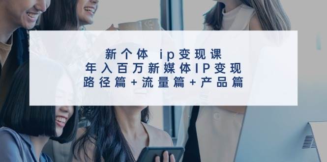 （11971期）新个体 ip变现课，年入百万新媒体IP变现，路径篇+流量篇+产品篇|无忧资源社