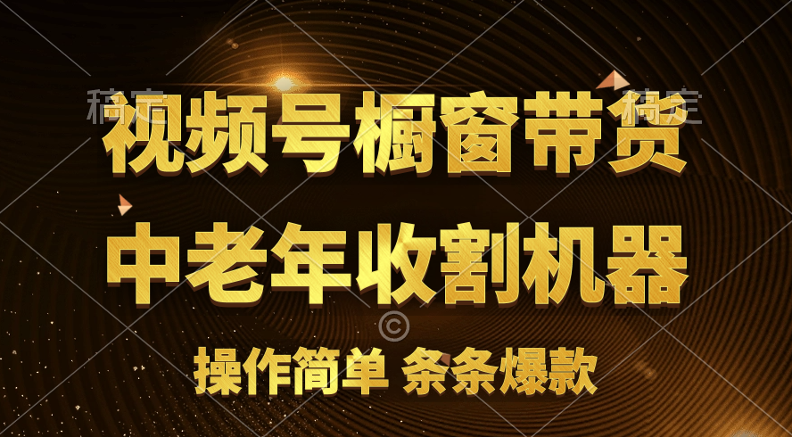 视频号最火爆赛道，橱窗带货，流量分成计划，条…|无忧资源社