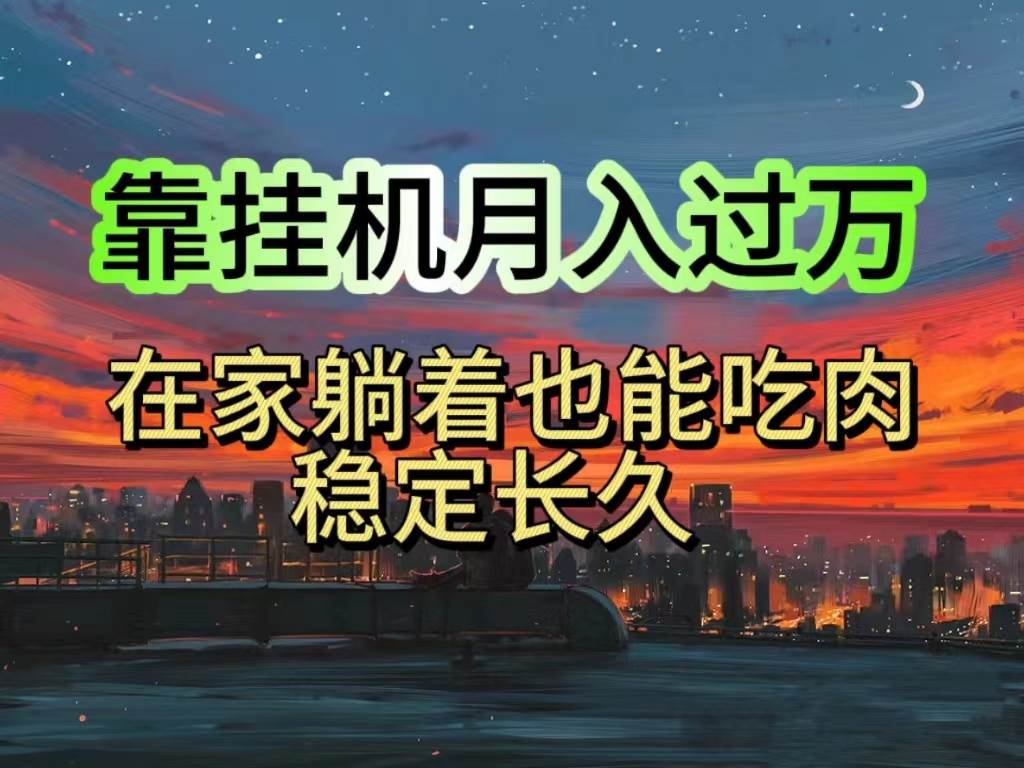 挂机项目日入1000+，躺着也能吃肉，适合宝爸宝妈学生党工作室，电脑手…|无忧资源社