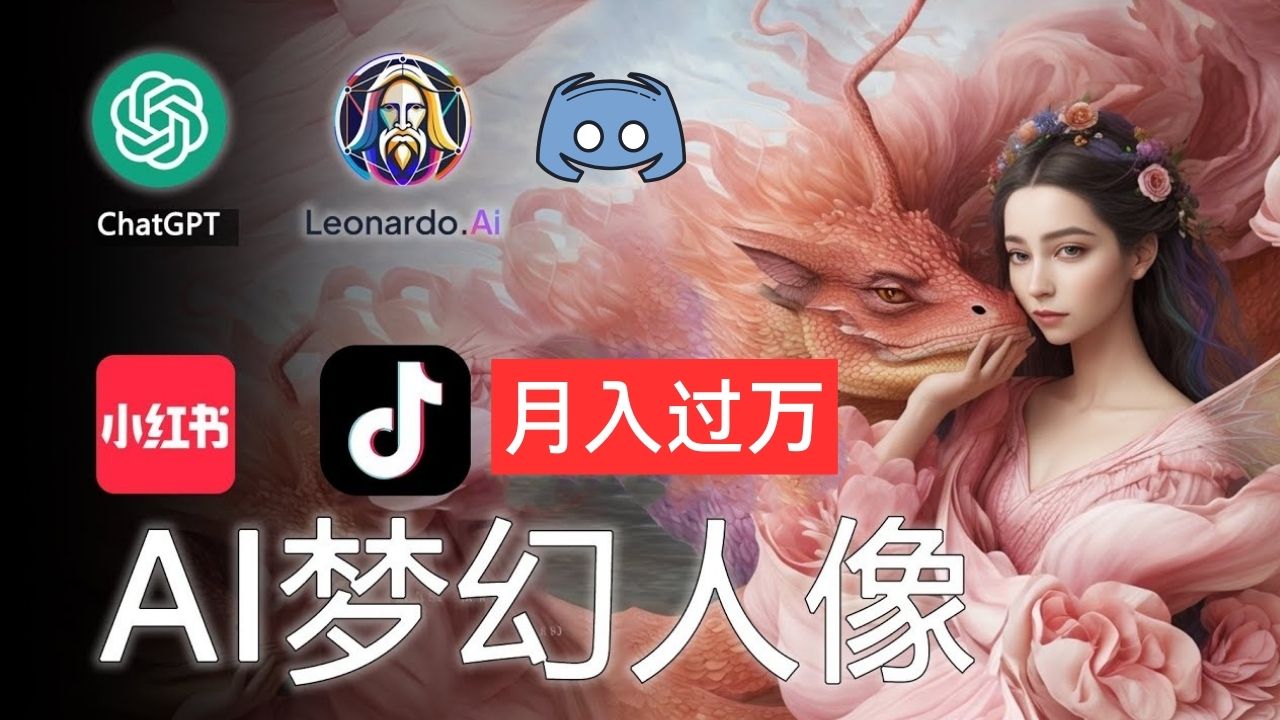 (11575期)AI摄影梦幻人像:零基础也能月入过万的秘密 (11575期)AI摄影梦幻人像:零基础也能月入过万的秘密