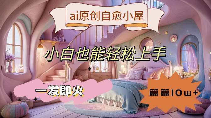 ai原创治愈小屋,小白也能轻松上手,一发即火,篇篇10w+【揭秘】 ai原创治愈小屋,小白也能轻松上手,一发即火,篇篇10w+【揭秘】