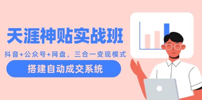（12534期）天涯神贴实战班：抖音+公众号+网盘，三合一变现模式，搭建自动成交系统|无忧资源社